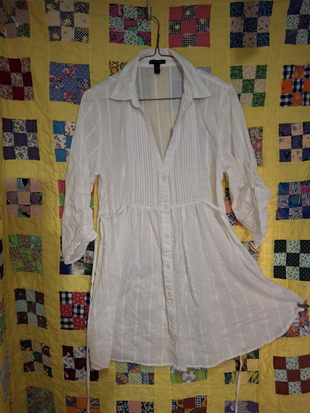 FANG White Blouse 100% Cotton
